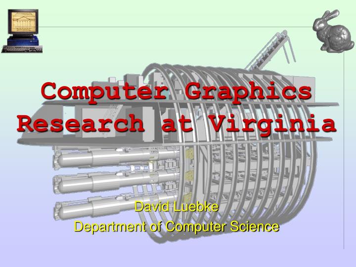 computer graphics research at virginia