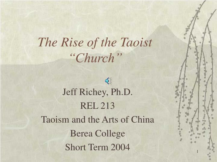 the rise of the taoist church