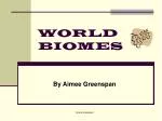 WORLD BIOMES - slide 1
