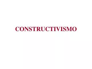 constructivismo