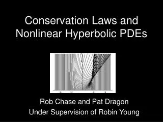 Conservation Laws and Nonlinear Hyperbolic PDEs