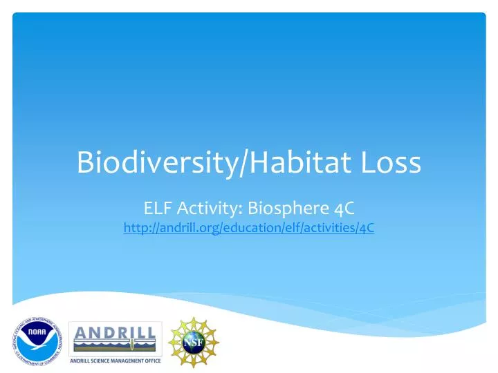 biodiversity habitat loss