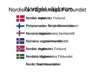 Nordiskt vägforum