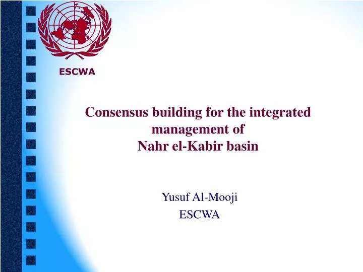consensus building for the integrated management of nahr el kabir basin