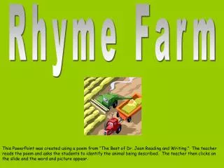 Rhyme Farm
