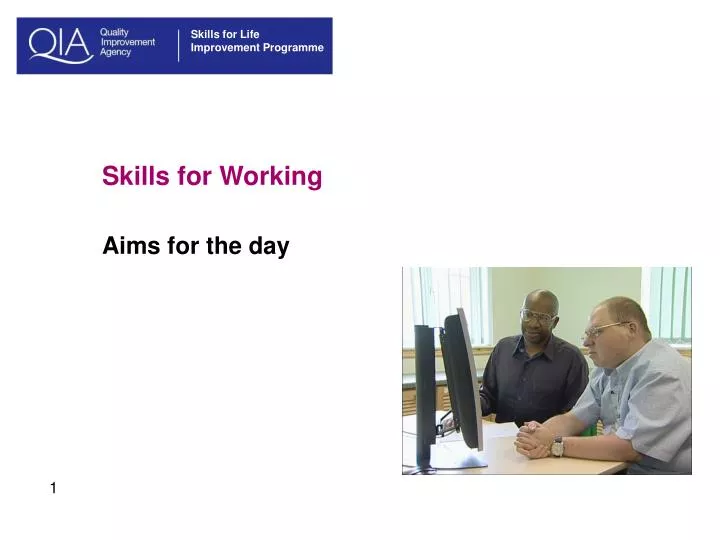skills for working