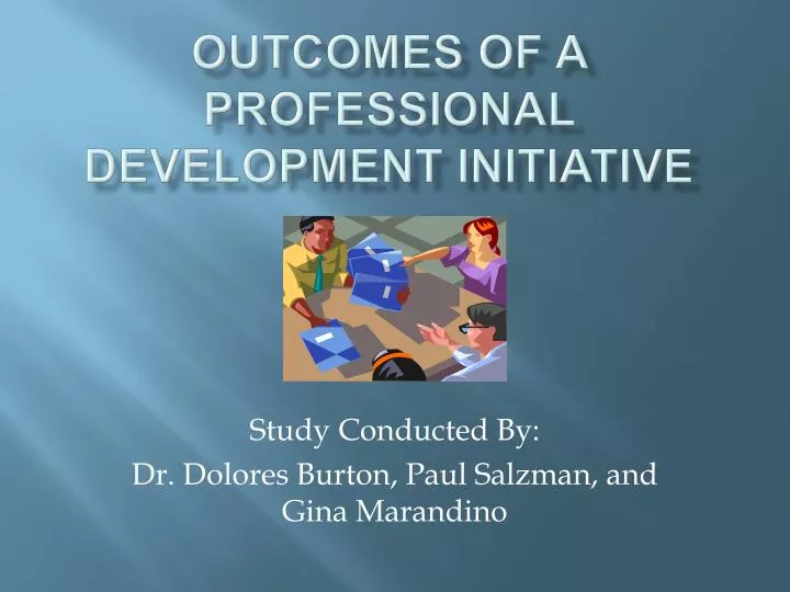 outcomes of a professional development initiative