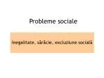 Probleme sociale - slide 1