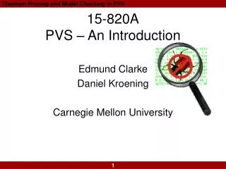 15-820A PVS – An Introduction