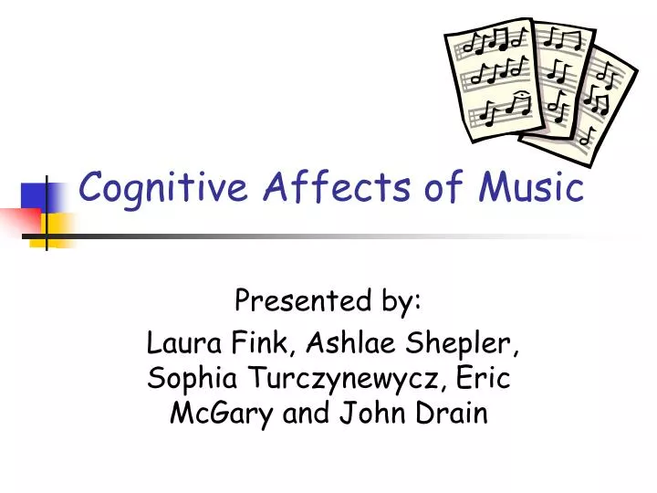 cognitive affects of music