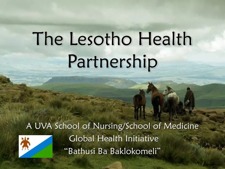 the lesotho health partnership