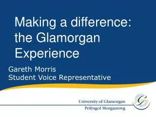 Gareth Morris Student Voice Representative