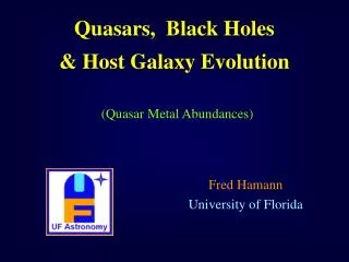 Quasars, Black Holes &amp; Host Galaxy Evolution