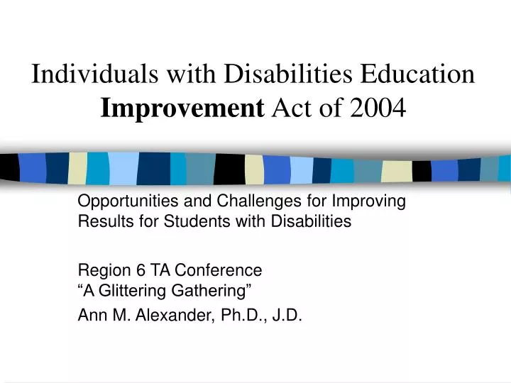 individuals with disabilities education improvement act of 2004