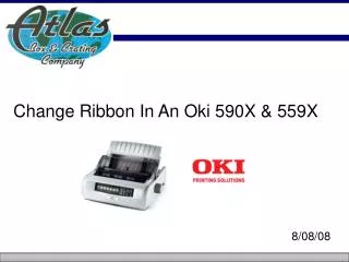 Change Ribbon In An Oki 590X &amp; 559X