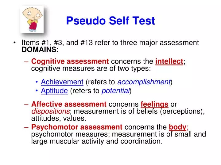 pseudo self test