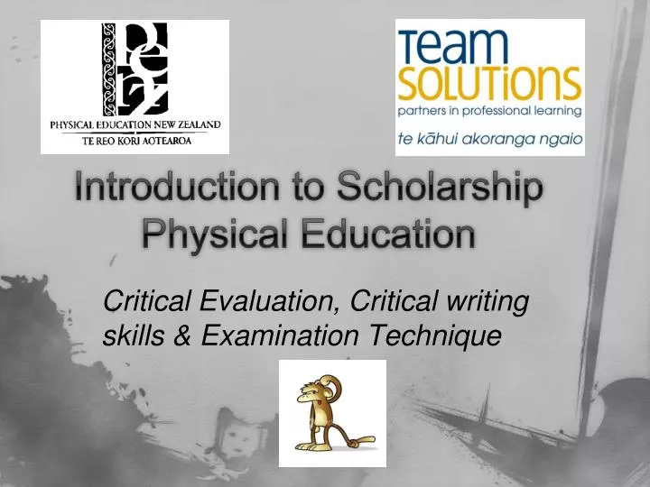 introduction to scholarship physical education