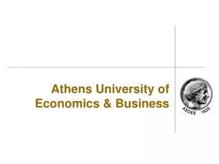 Athens University of Economics &amp; Business