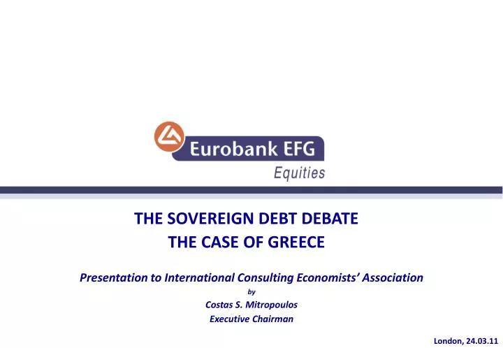 the sovereign debt debate the case of greece