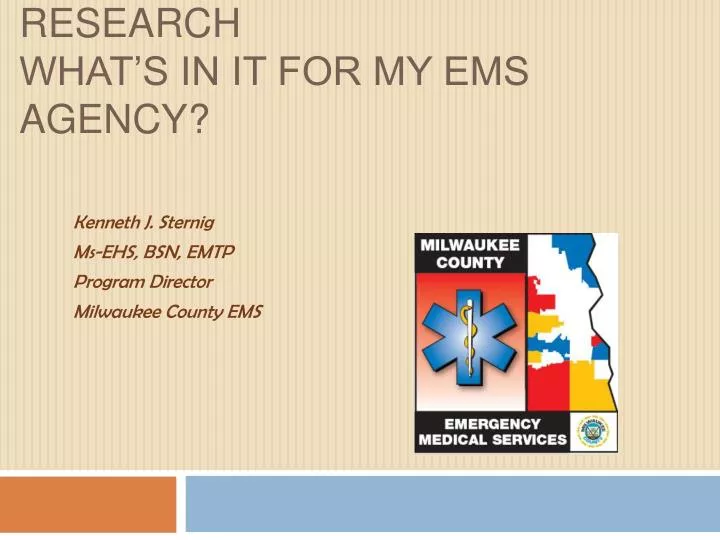 accreditation ems research what s in it for my ems agency