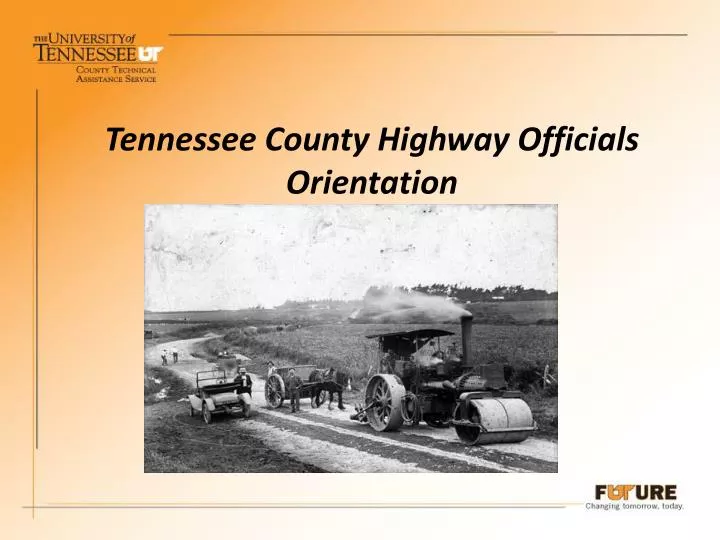tennessee county highway officials orientation
