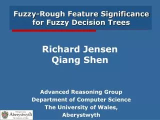 Fuzzy-Rough Feature Significance for Fuzzy Decision Trees