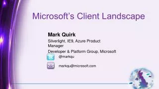 Microsoft’s Client Landscape