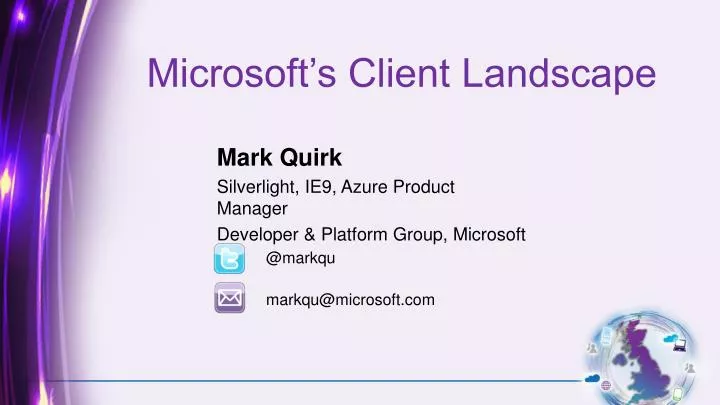 microsoft s client landscape