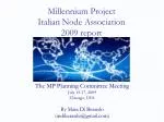 Millennium Project Italian Node Association 2009 report