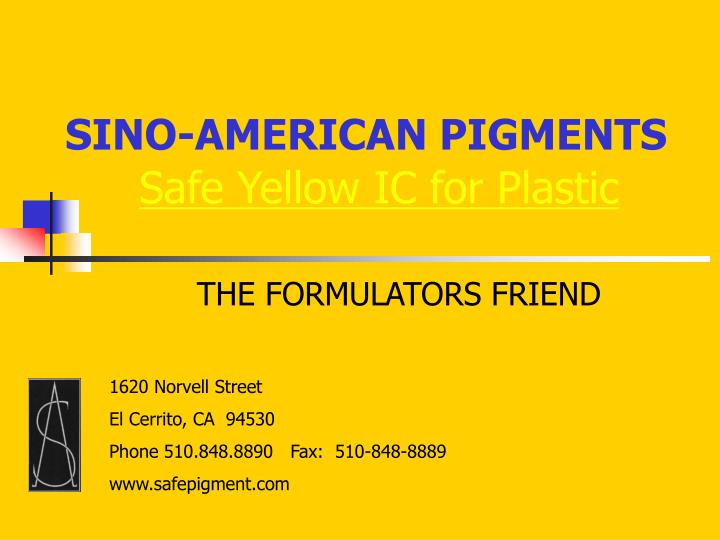 safe yellow ic for plastic