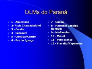 olms do paran