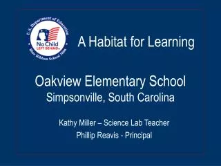 Oakview Elementary School Simpsonville, South Carolina