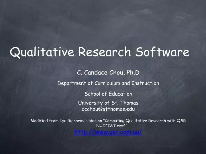 qualitative research software