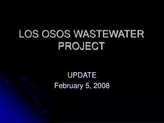 los osos wastewater project