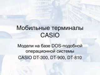 Мобильные терминалы CASIO