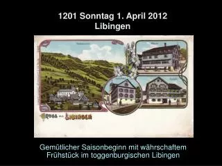 1201 Sonntag 1. April 2012 Libingen
