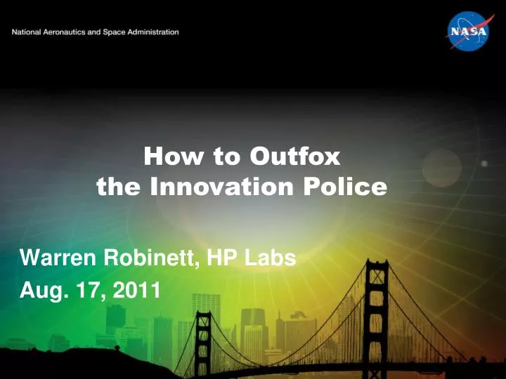 how to outfox the innovation police
