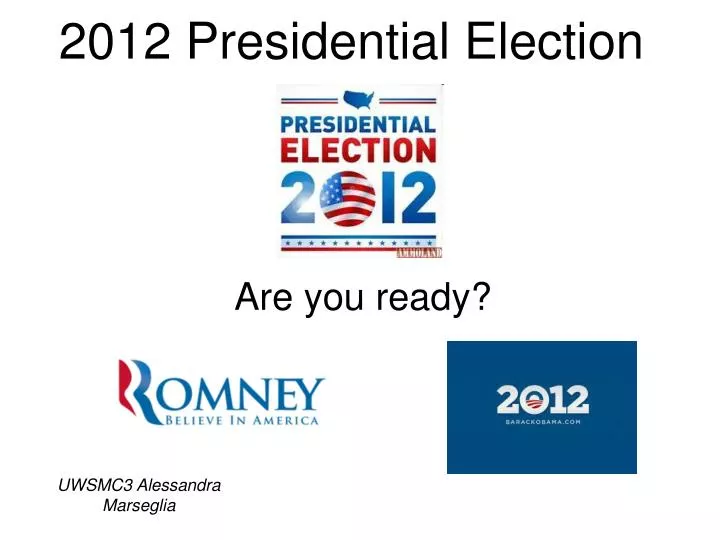 2012 presidential election