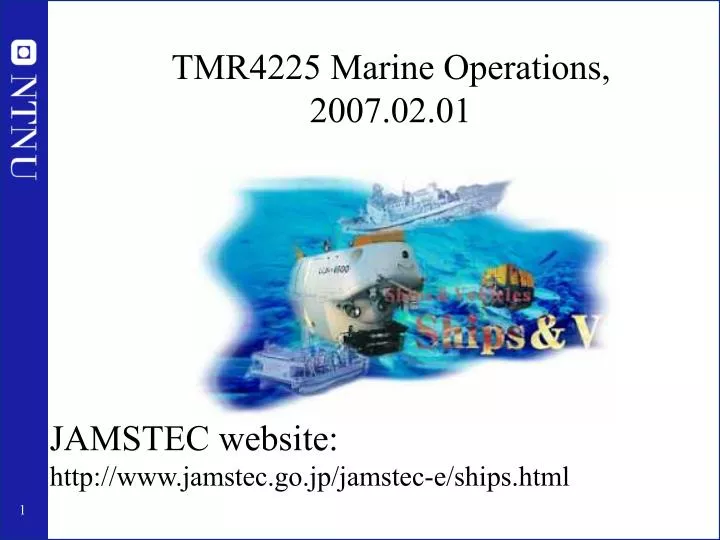 tmr4225 marine operations 2007 02 01