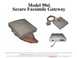 Model 90si Secure Facsimile Gateway