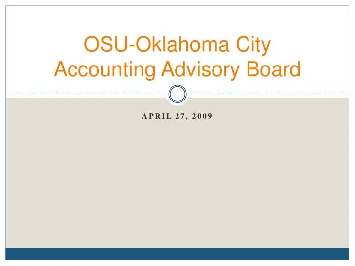 osu oklahoma city accounting advisory board