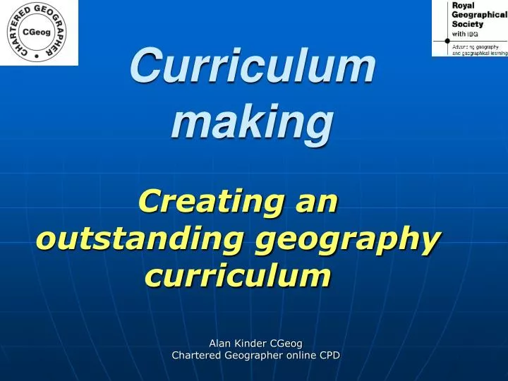 curriculum making