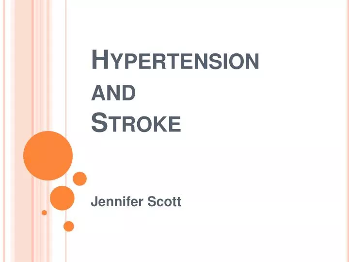hypertension and stroke