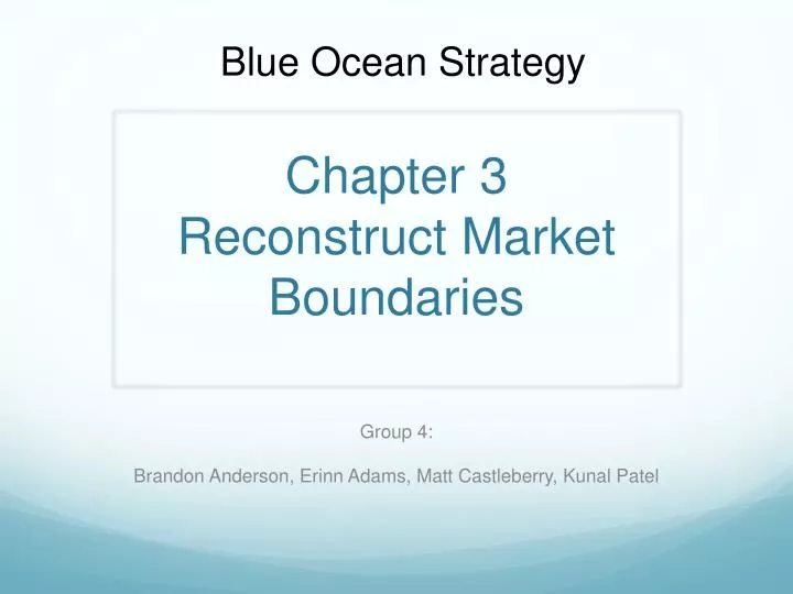 chapter 3 reconstruct market boundaries