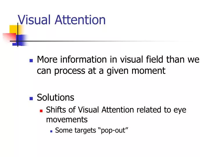 visual attention
