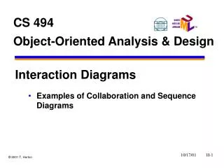 CS 494 Object-Oriented Analysis &amp; Design