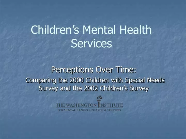 children s mental health services
