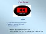 Java Review - slide 1