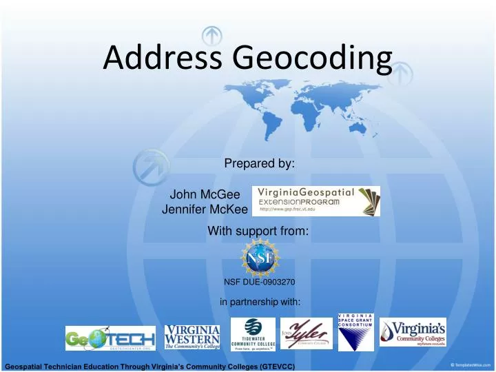 address geocoding