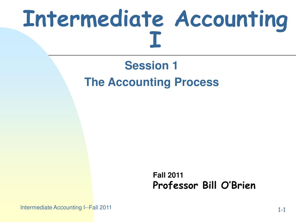 PPT - Intermediate Accounting I PowerPoint Presentation, free download ...